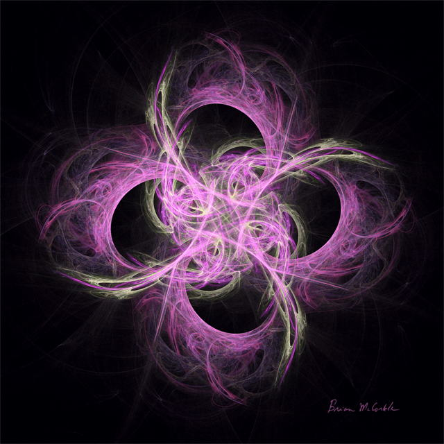 (image for) Fourleaf Flame Fractal